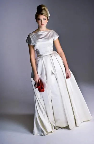1950s Original 'Hepburn' Wedding Dress