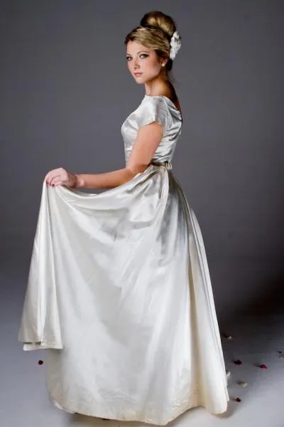 1950s Original 'Hepburn' Wedding Dress