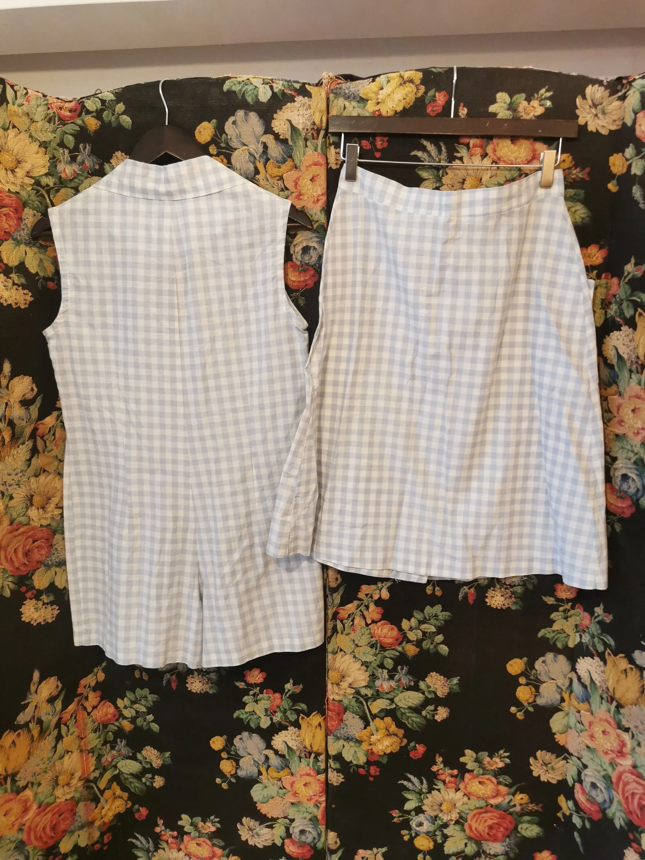 60's playsuit and skirt set