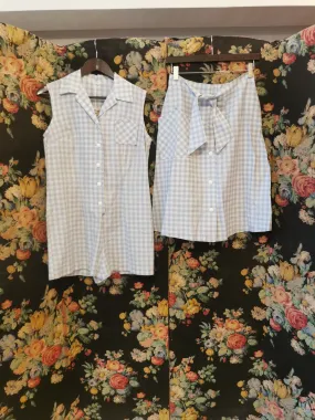 60's playsuit and skirt set
