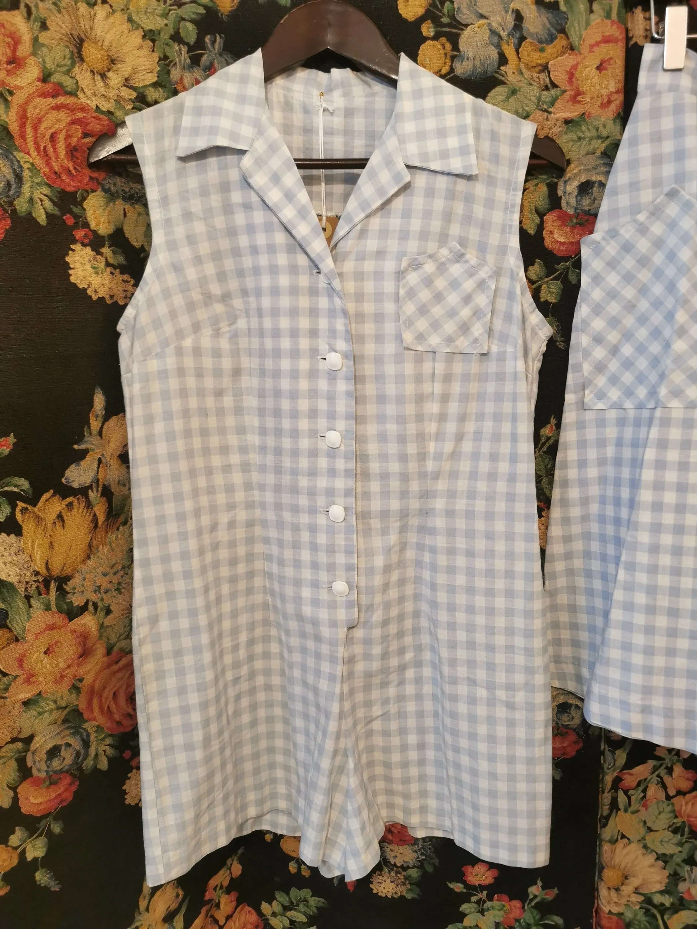 60's playsuit and skirt set