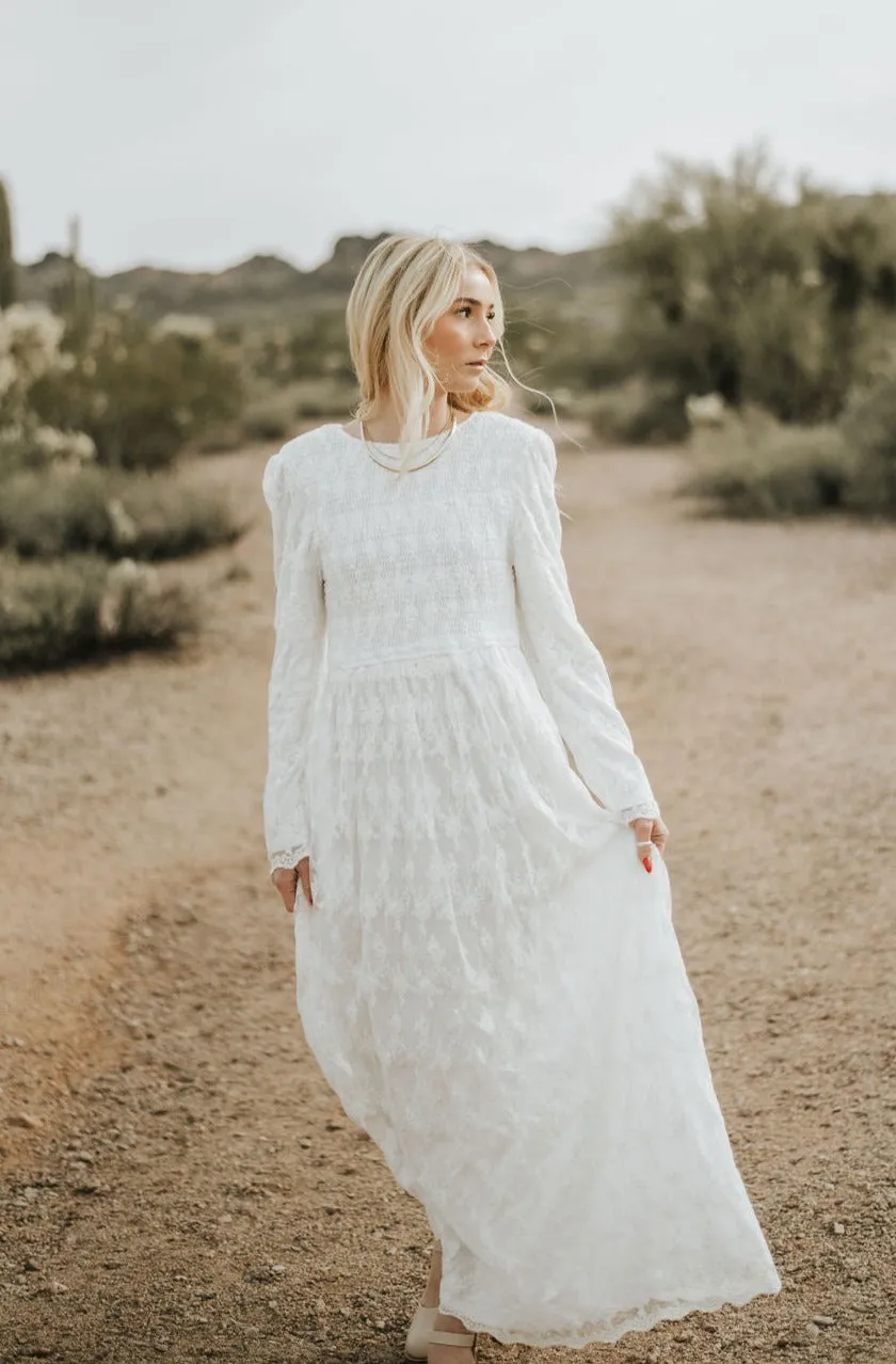 Arabelle Dress-Pure White