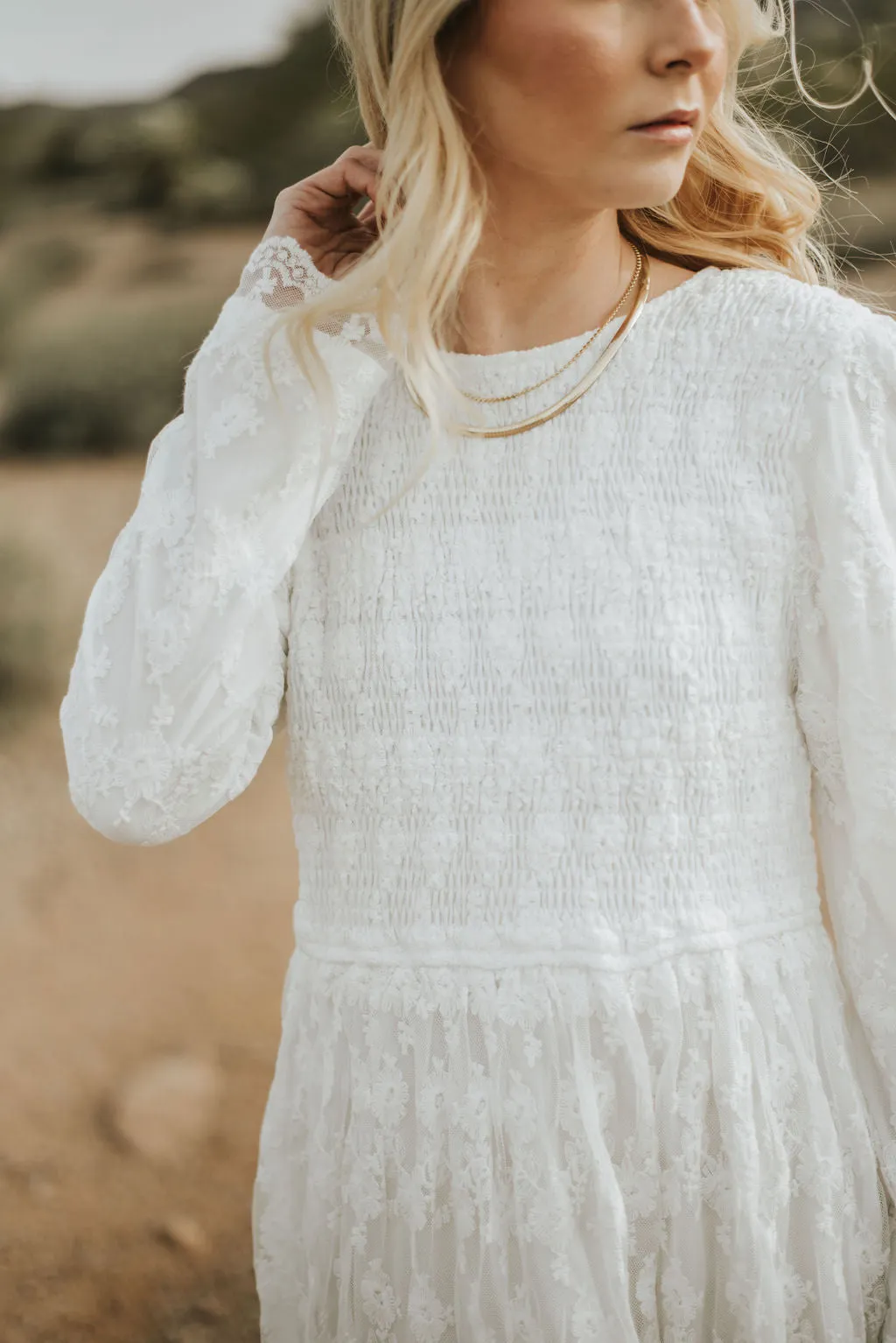 Arabelle Dress-Pure White
