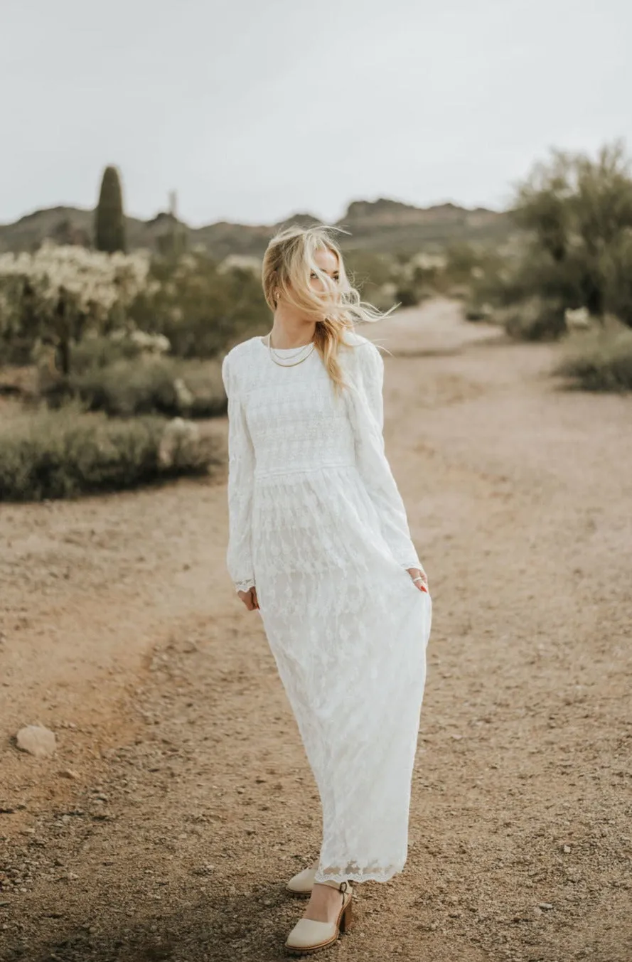 Arabelle Dress-Pure White