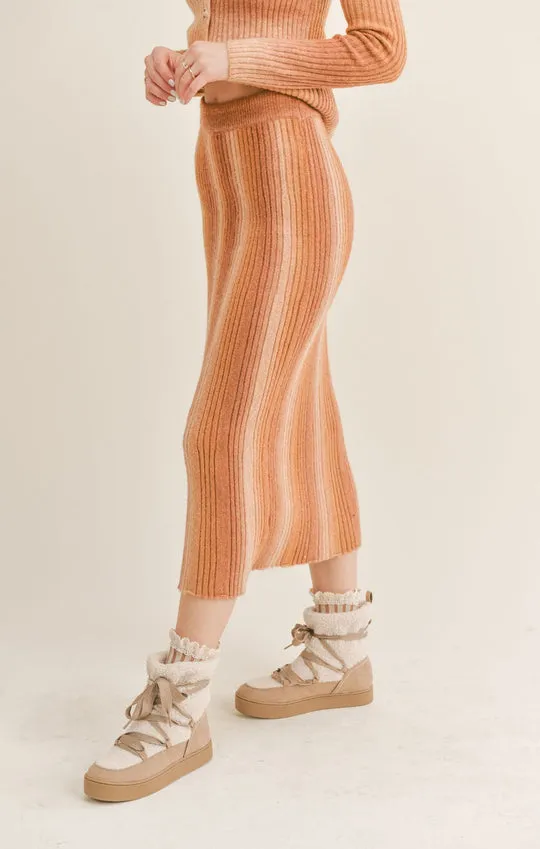 Astrid Ombre Midi Skirt
