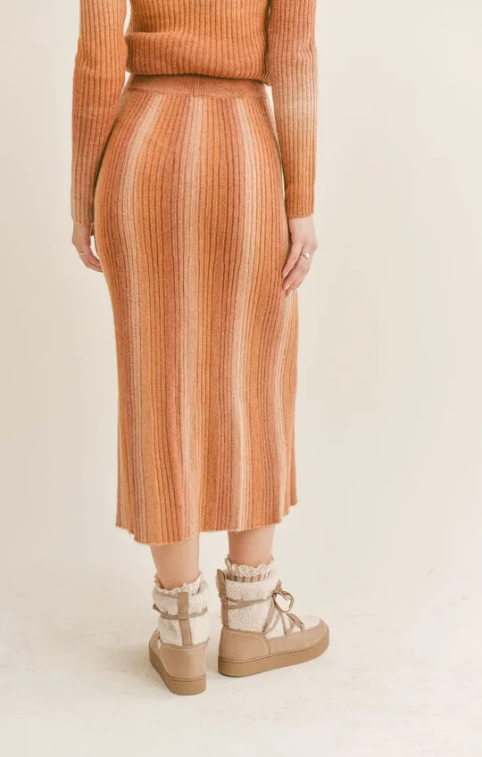 Astrid Ombre Midi Skirt