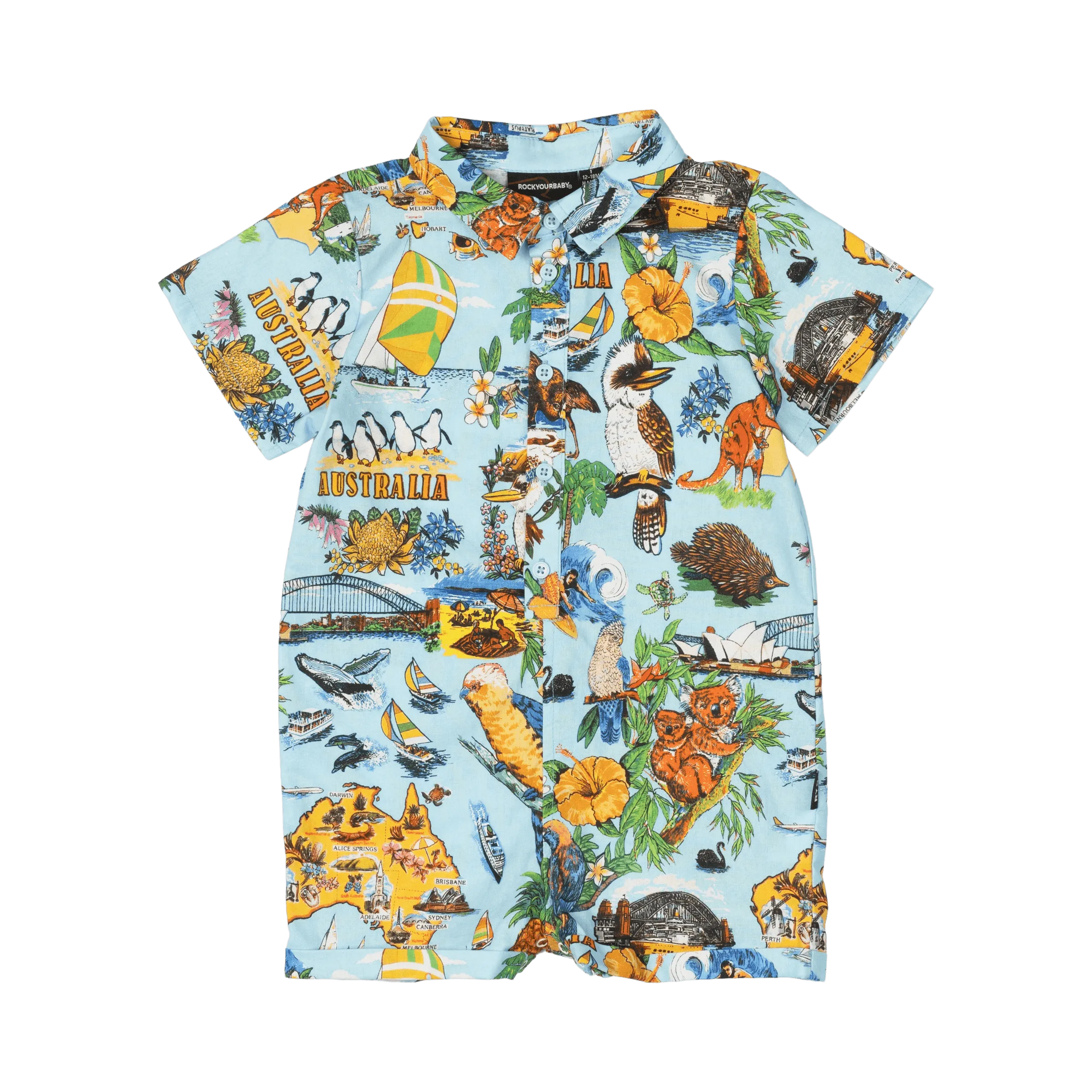 Australia Baby Shirt Romper