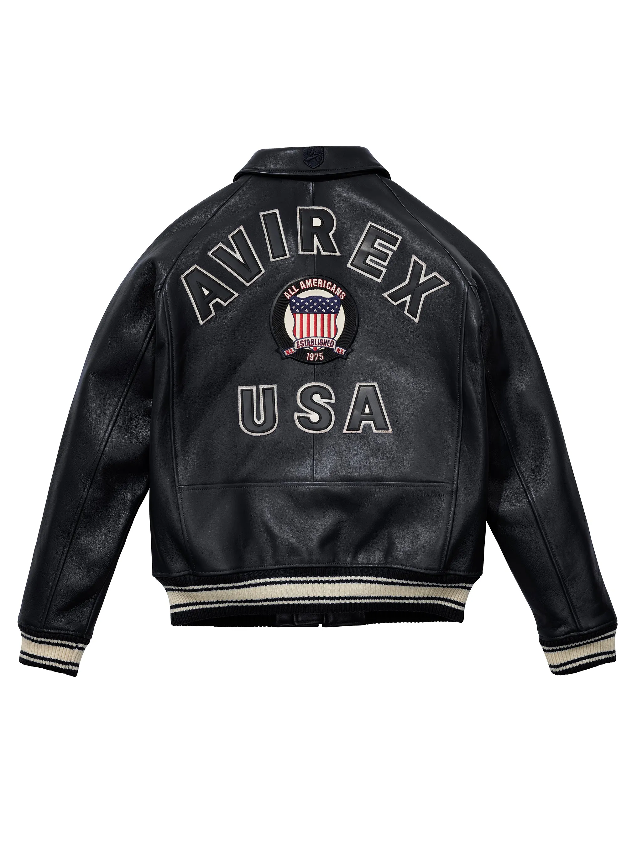 Avirex icon jacket (jet black)