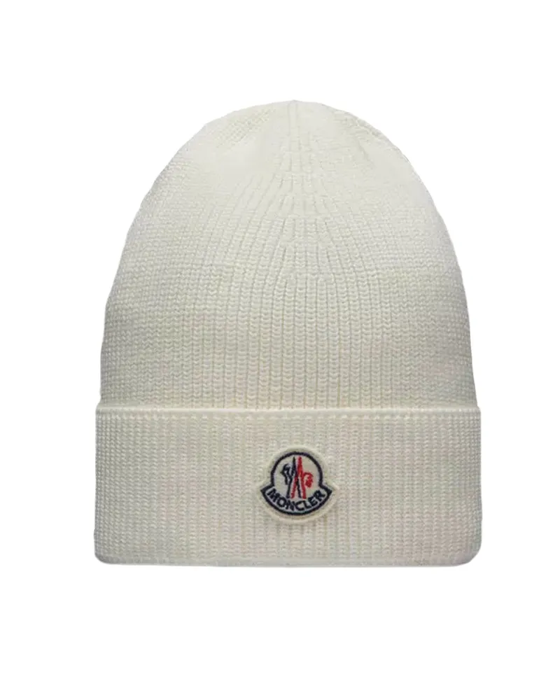 Baby White Knit Hat