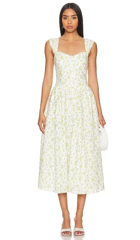 Bardot Malea Midi Dress in Yellow