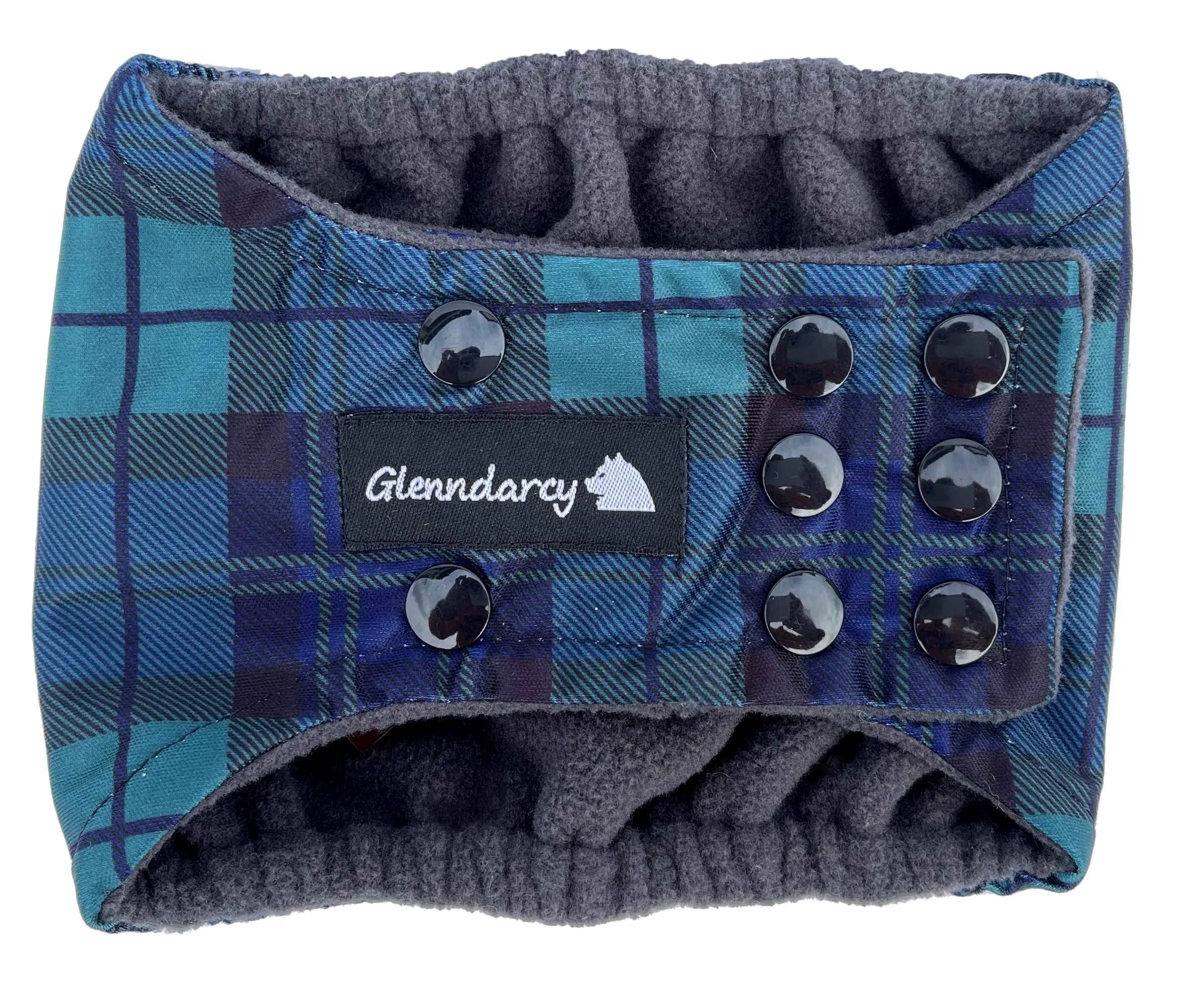Black Watch Male Dog Belly Band - Poppers