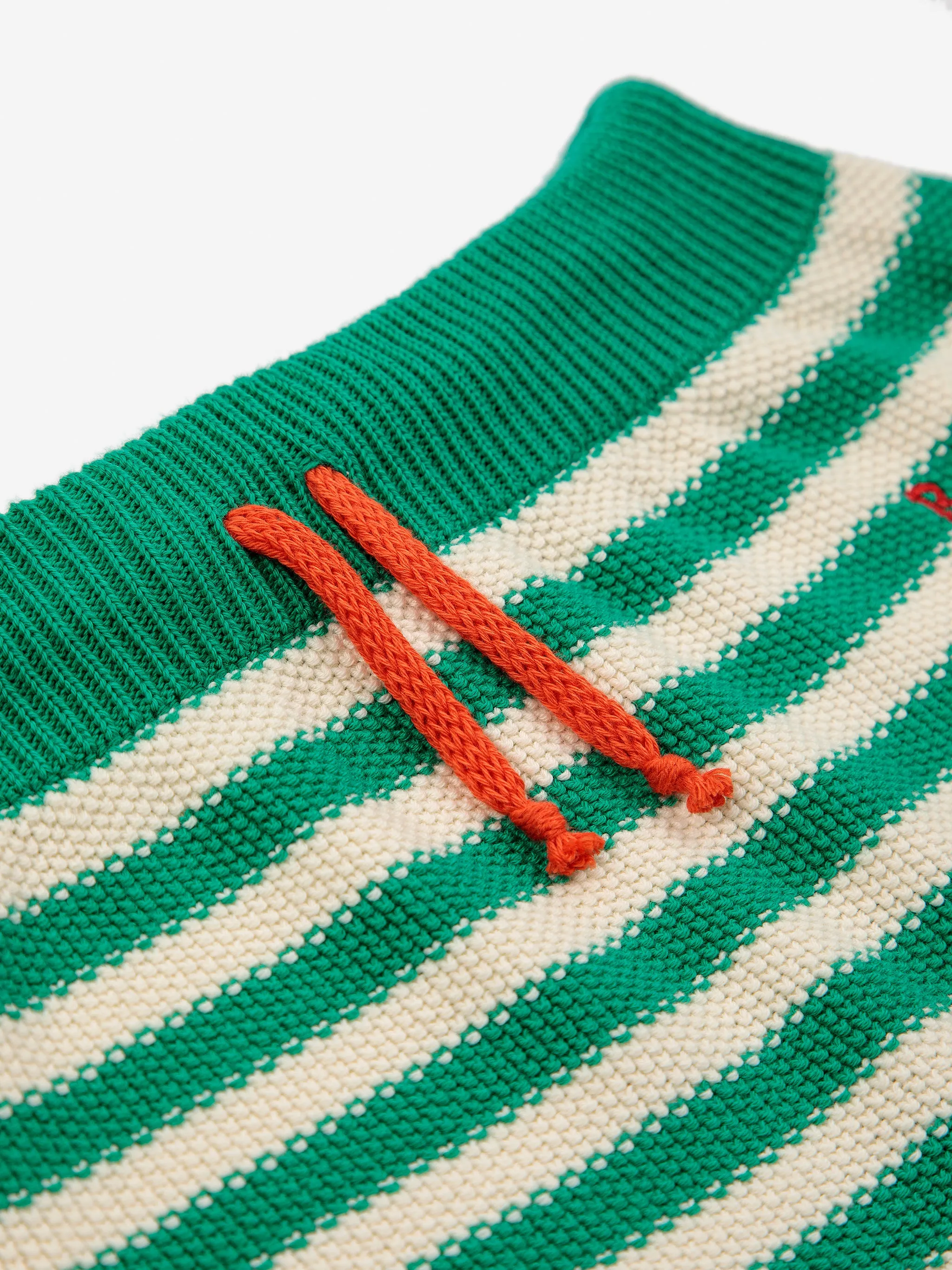 Bobo Choses Baby Green Stripes Knitted Culotte