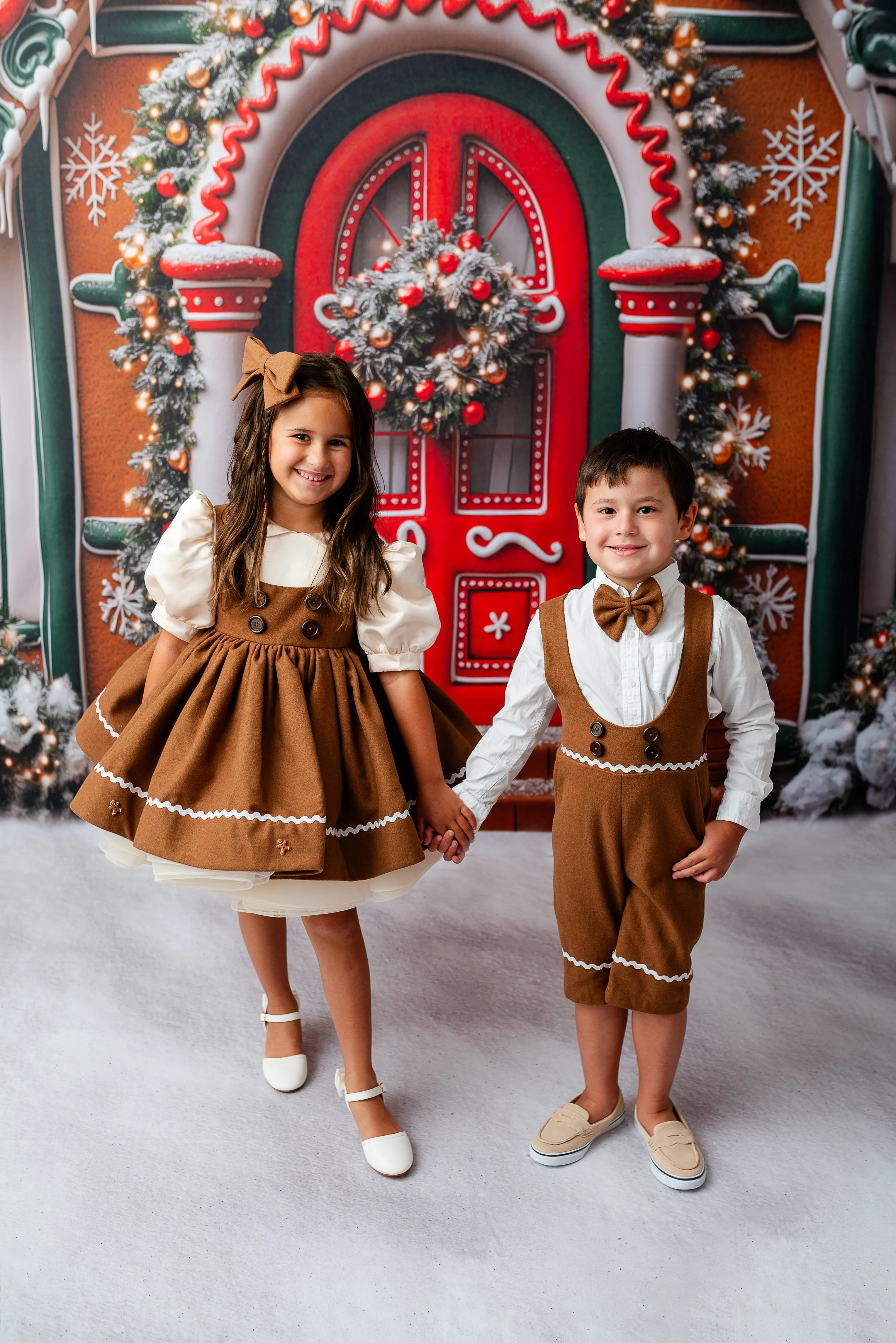 Boys Dapper Suspender Gingerbread Shorts Box Set | Includes 3 Pairs (12-18M & 5-8 Years) | Dress Not Included