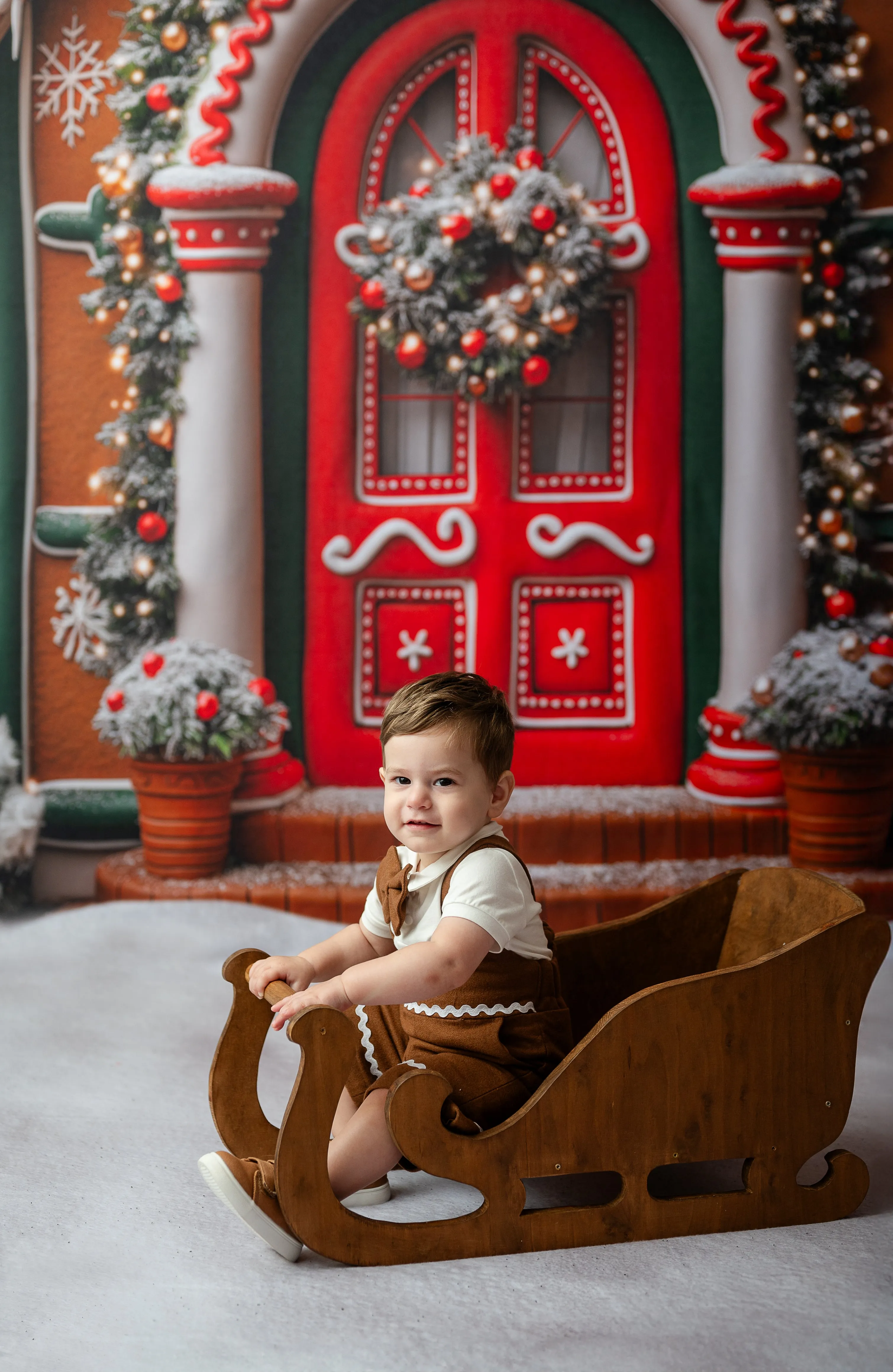 Boys Dapper Suspender Gingerbread Shorts Box Set | Includes 3 Pairs (12-18M & 5-8 Years) | Dress Not Included