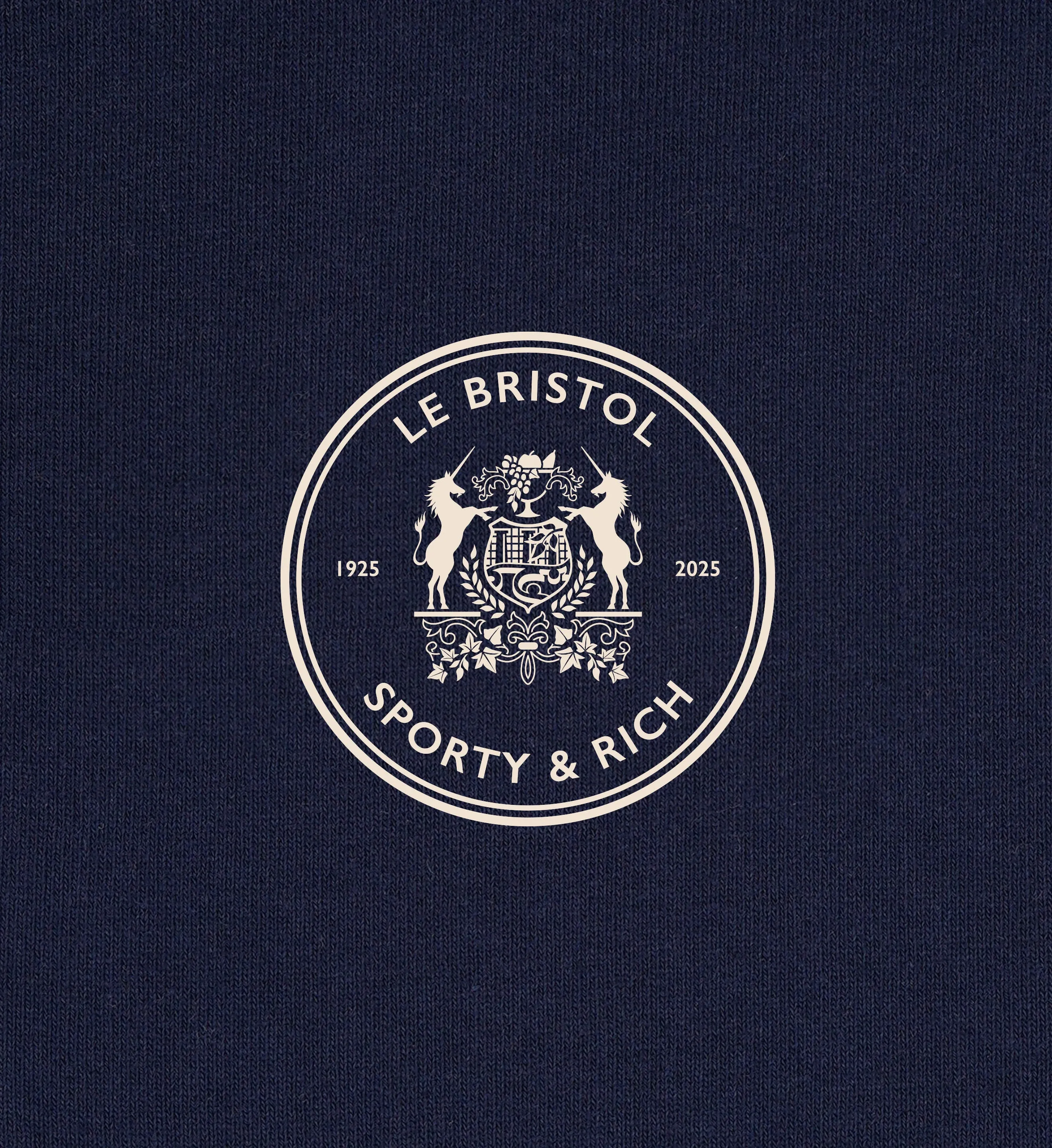 Bristol Crest 100th Sweatpant - Navy/Cream