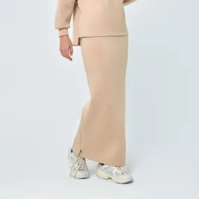 CAKENIS CLUB BIRDIE SKIRT IN BEIGE