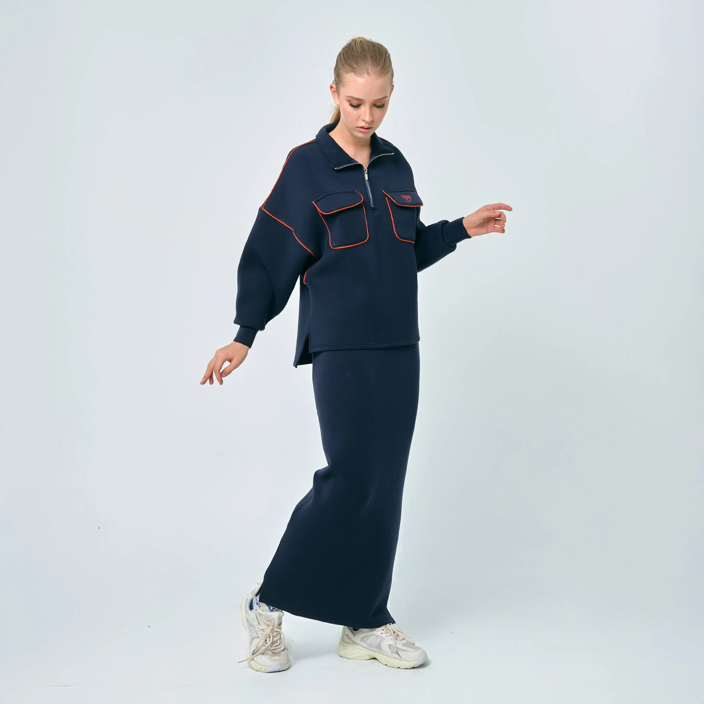 CAKENIS CLUB BIRDIE SKIRT IN NAVY