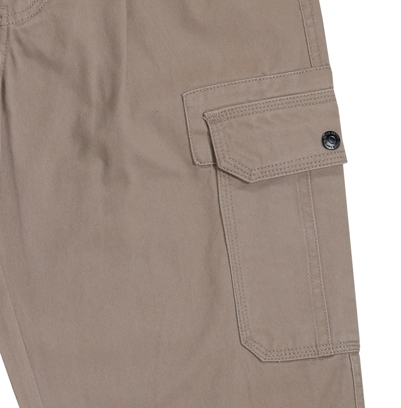 camel active Men Cargo Trousers in Regular Fit with Multipockets in 3 Colours Solid Cotton Canvas 9-300AW24CT0905