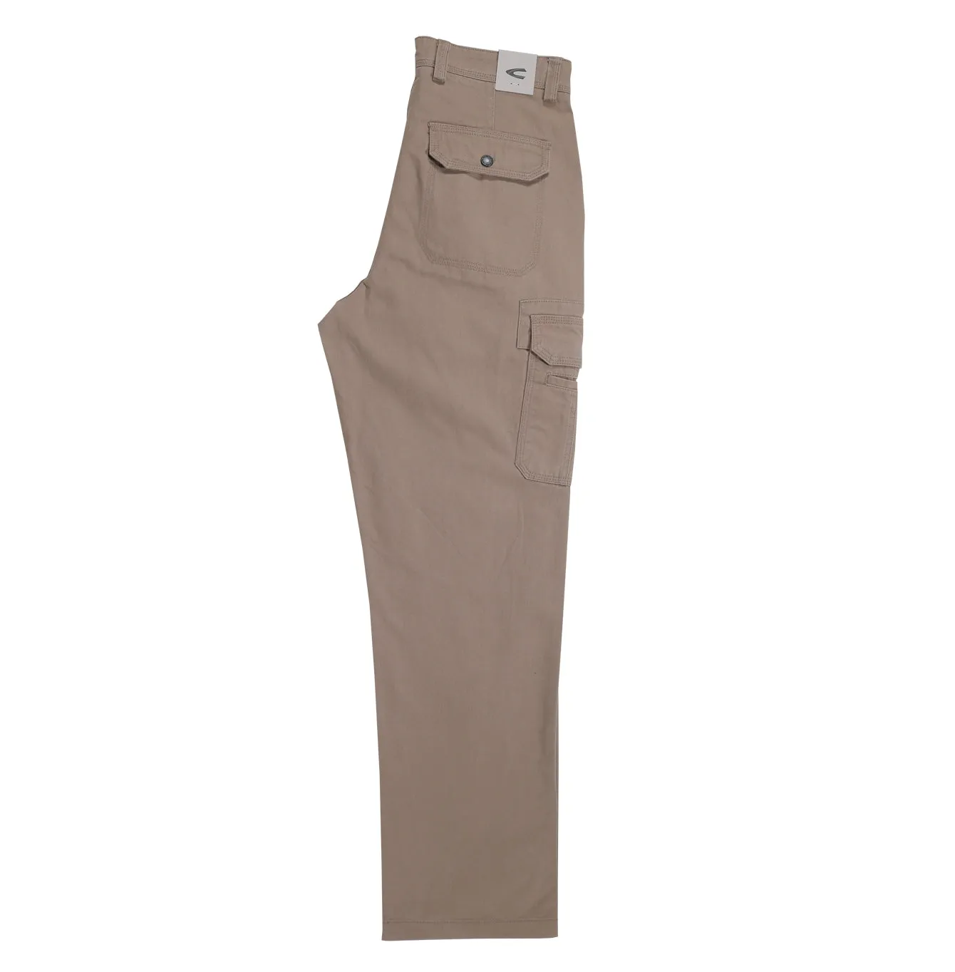 camel active Men Cargo Trousers in Regular Fit with Multipockets in 3 Colours Solid Cotton Canvas 9-300AW24CT0905
