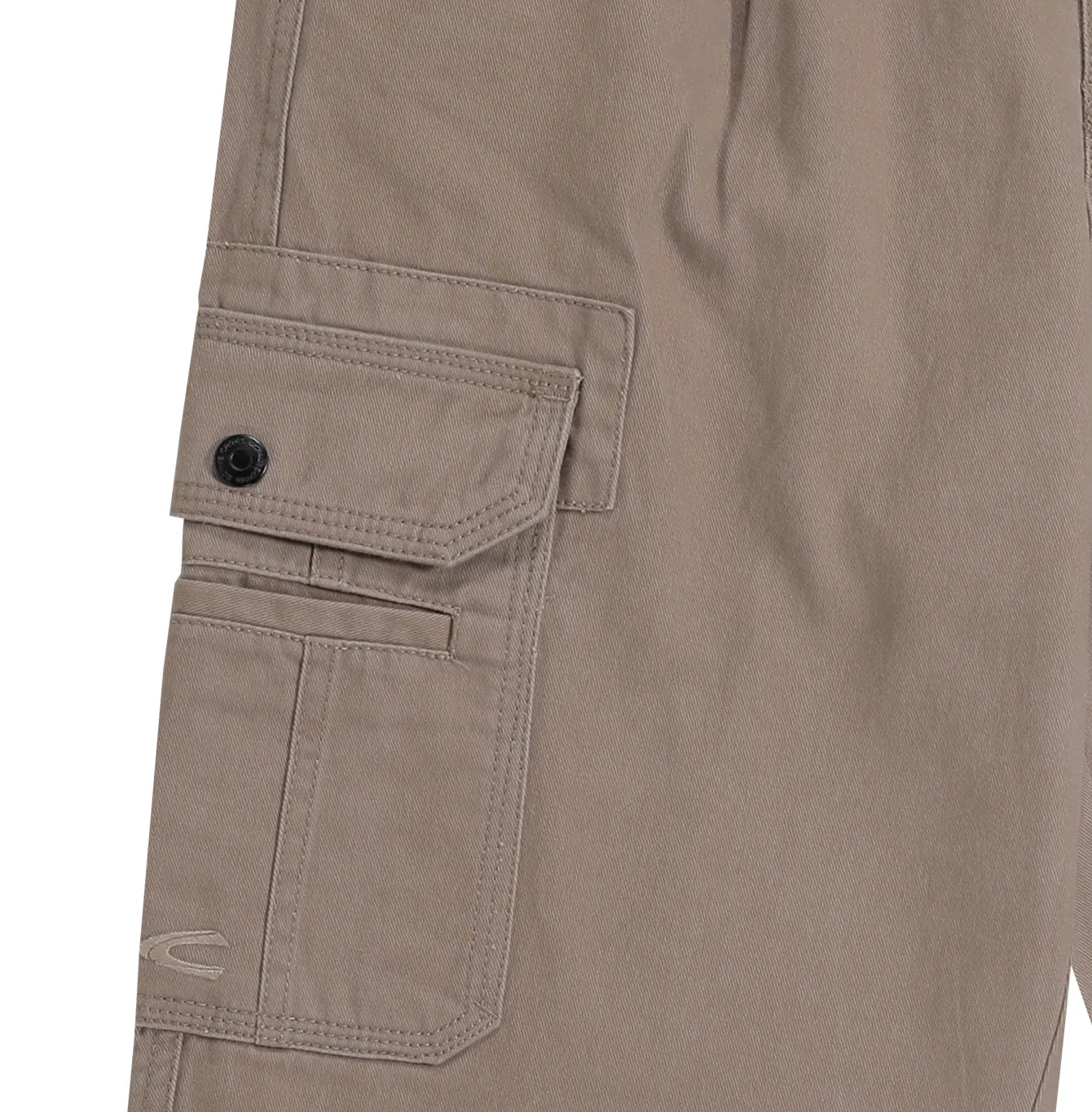 camel active Men Cargo Trousers in Regular Fit with Multipockets in 3 Colours Solid Cotton Canvas 9-300AW24CT0905