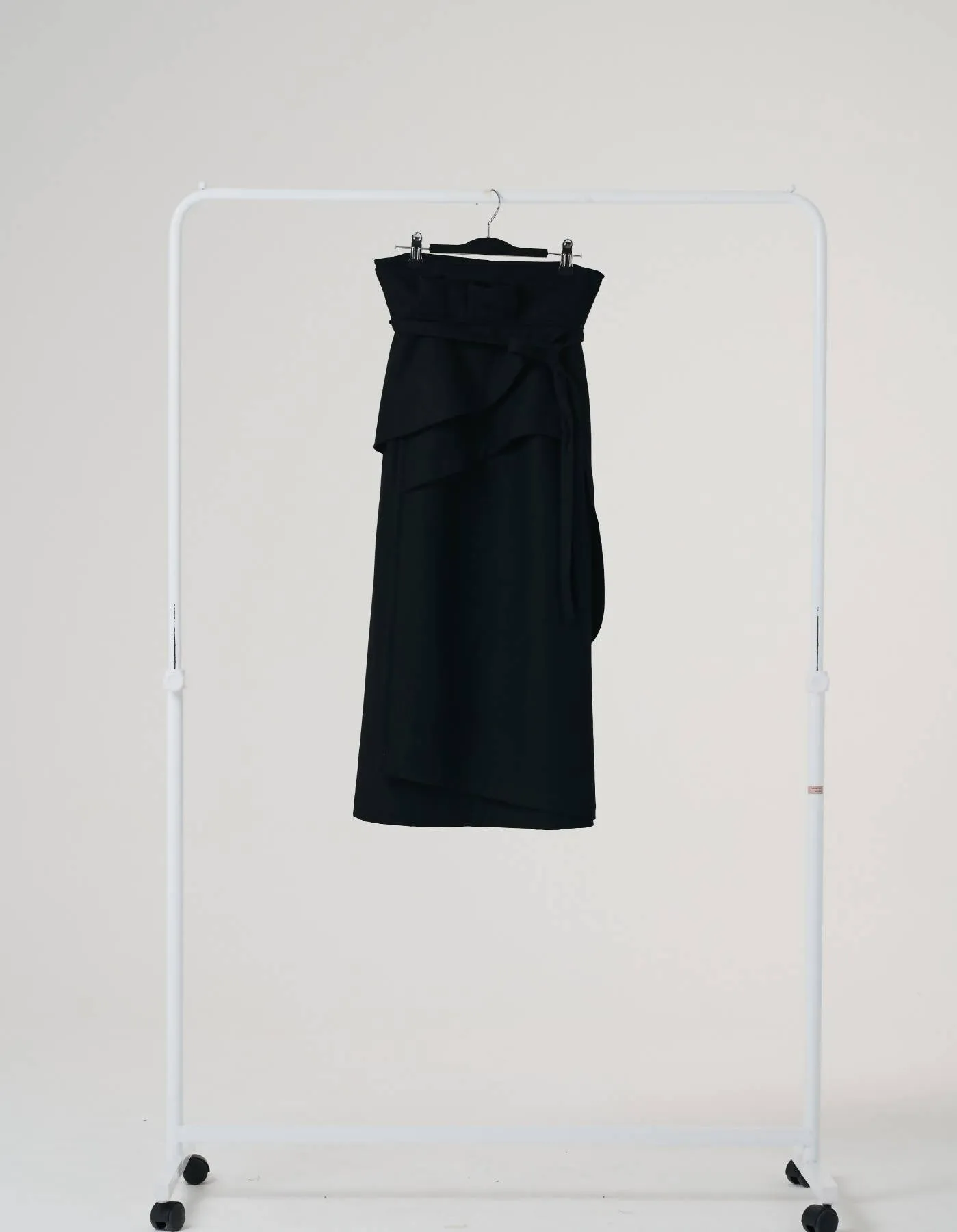 Cashmere Blending Constructive Wrap Skirt