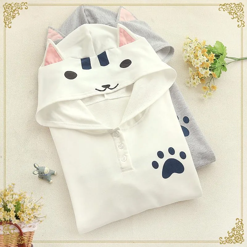 Cat Hooded Fleece AD0330