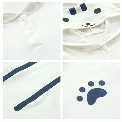 Cat Hooded Fleece AD0330