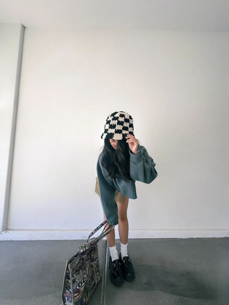 Checkmate Knit Hat