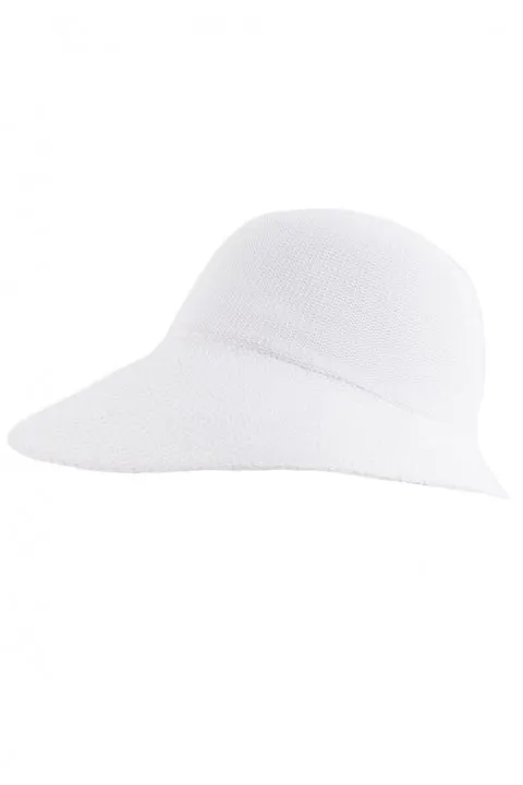 Cherry Red Adjustable Visor Hat