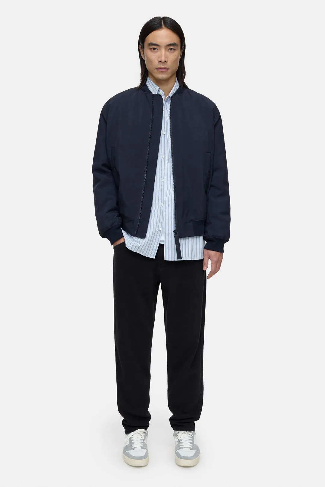 CLOSED MENS BOMBER JACKET- DARK NIGHT