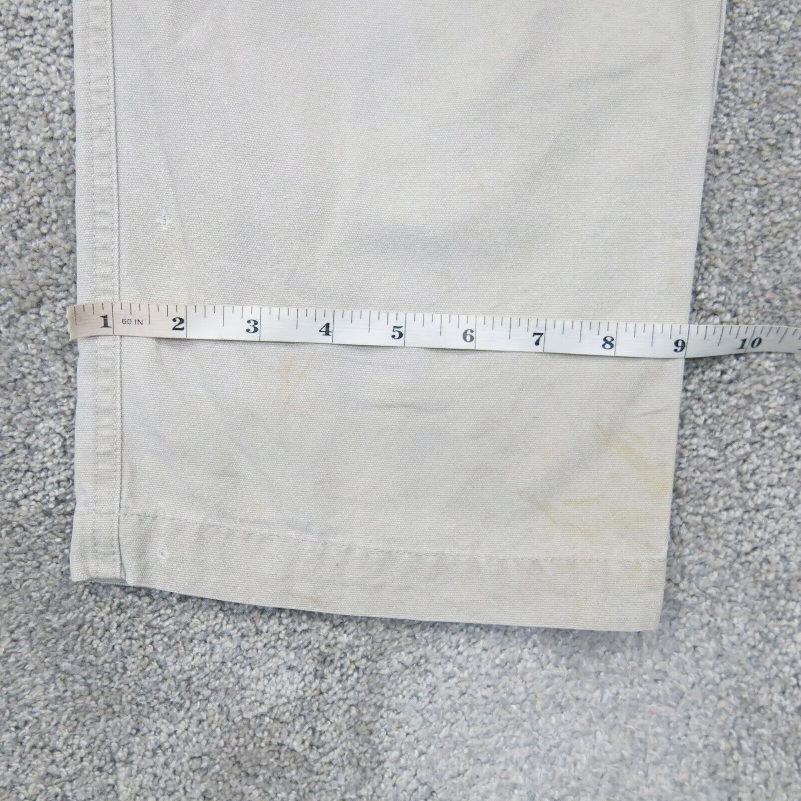 Columbia Mens Cargo Pants 100% Cotton Mid Rise Outdoor Light Gray Size W32XL32