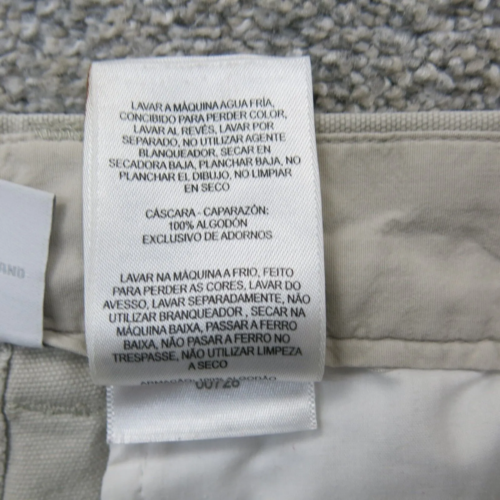 Columbia Mens Cargo Pants 100% Cotton Mid Rise Outdoor Light Gray Size W32XL32