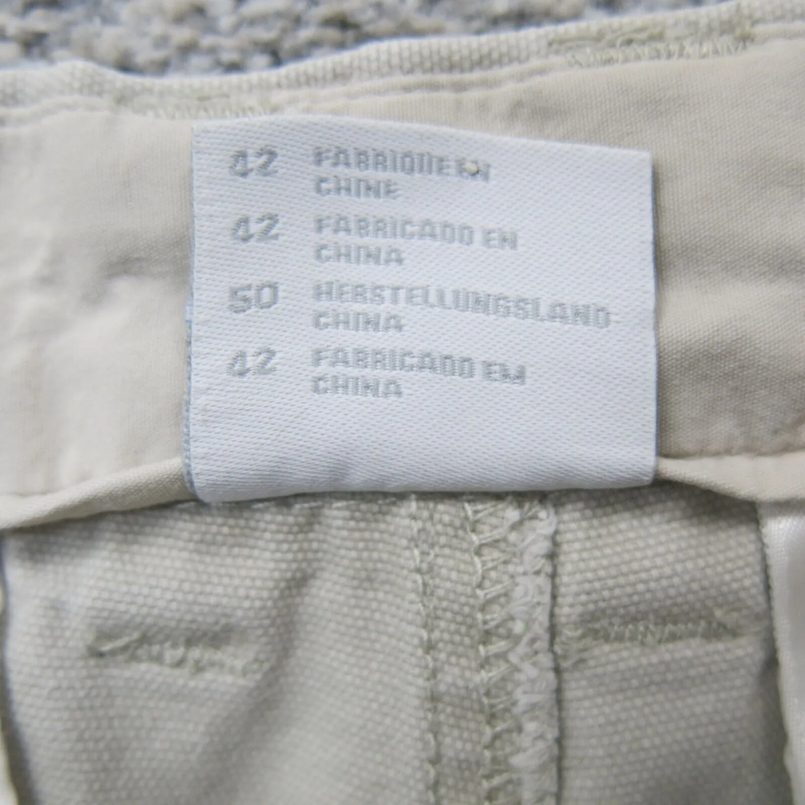 Columbia Mens Cargo Pants 100% Cotton Mid Rise Outdoor Light Gray Size W32XL32