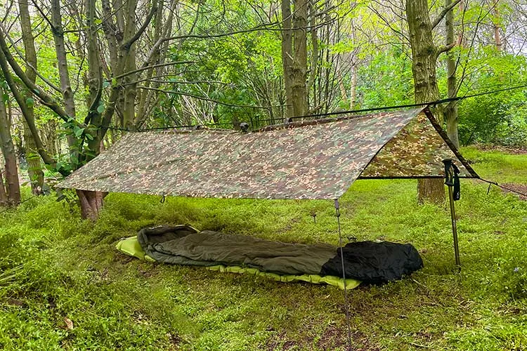 DD Hammocks Poncho Tarp - Multi Camo