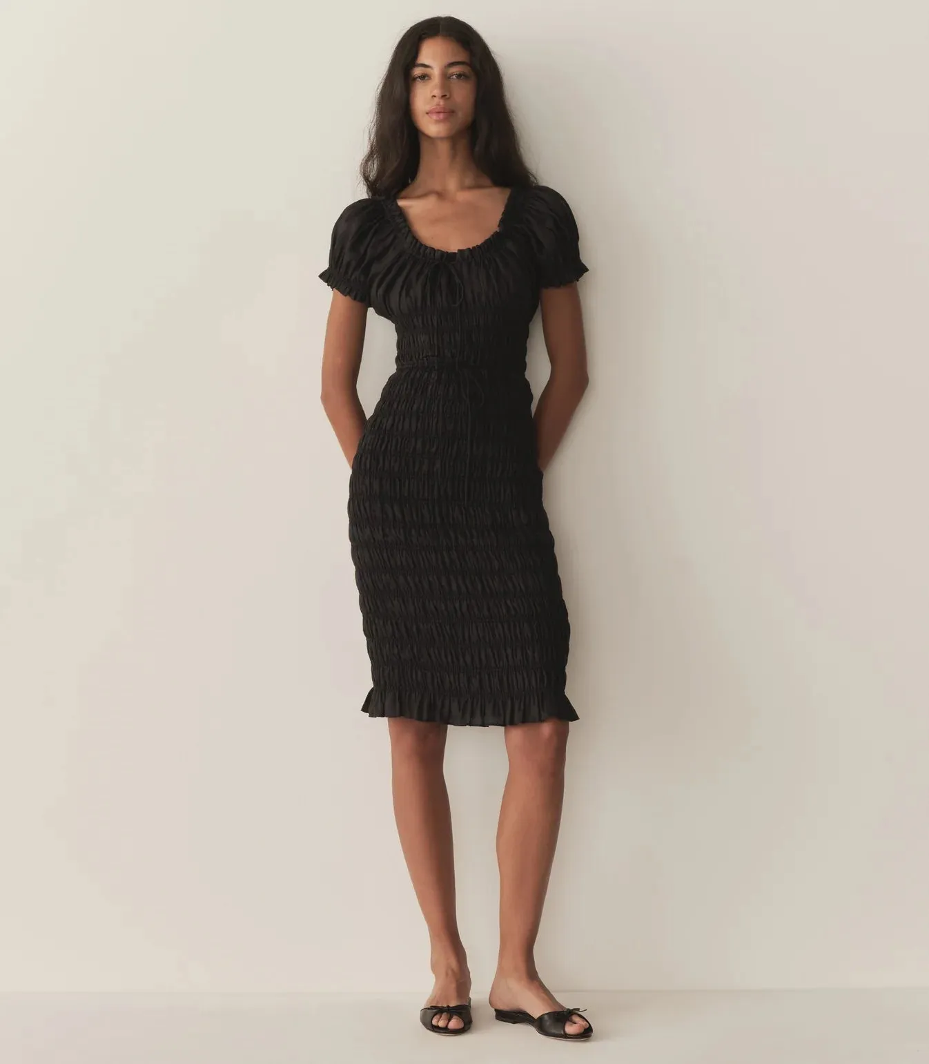Dôen ROSALYNN DRESS IN BLACK