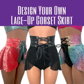 DESIGN YOUR OWN Lace-Up Corset Skirt