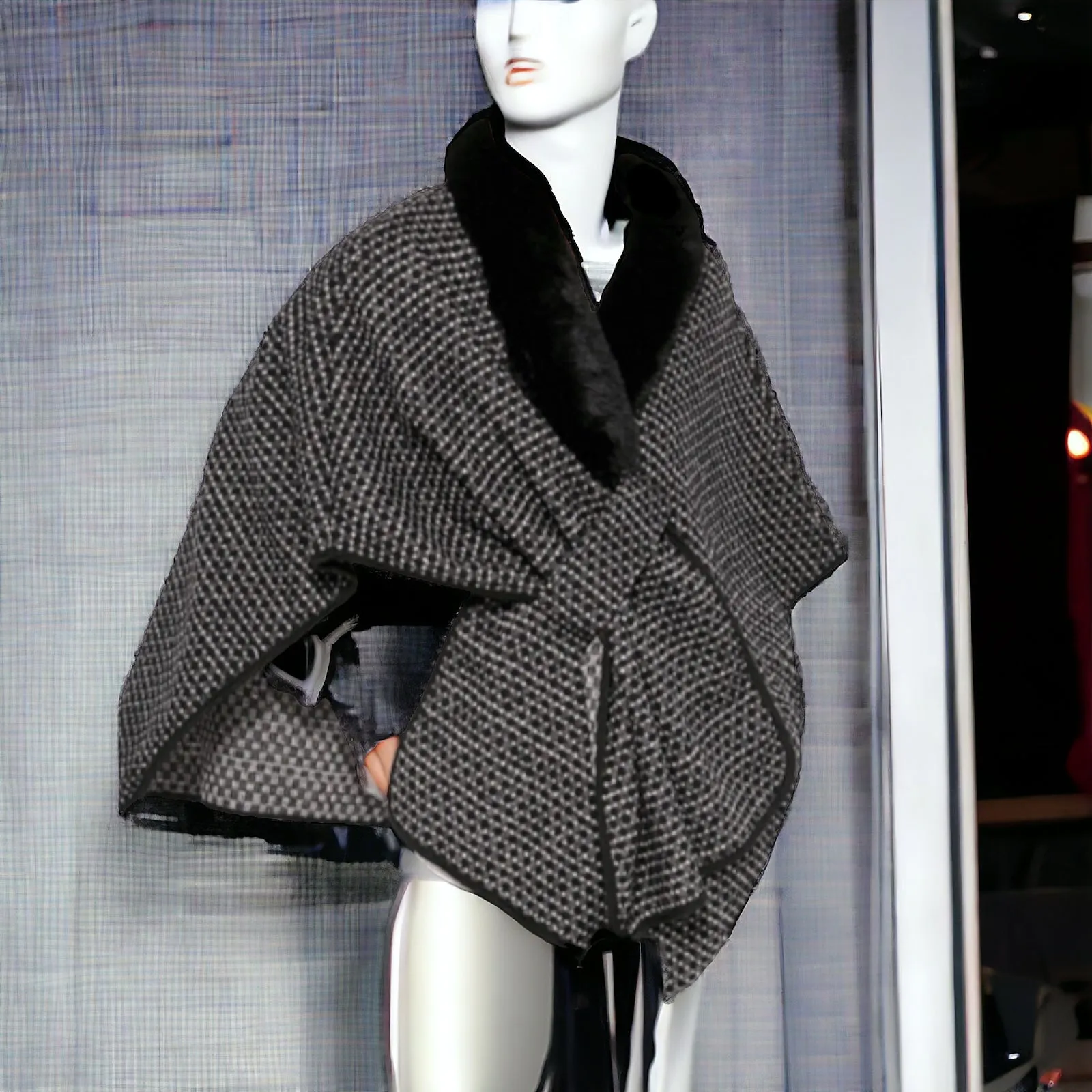 Diea Front Closure Wrap Cape Poncho