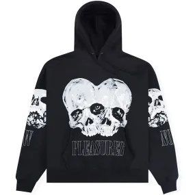 Double Skull Hoodie Black