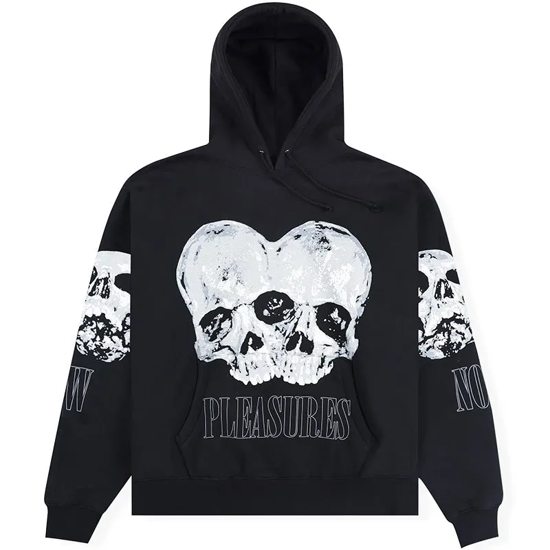 Double Skull Hoodie Black