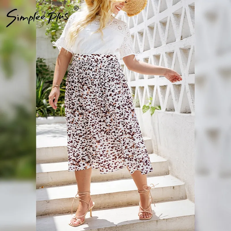 Elegant Boho Oversize Long Skirt