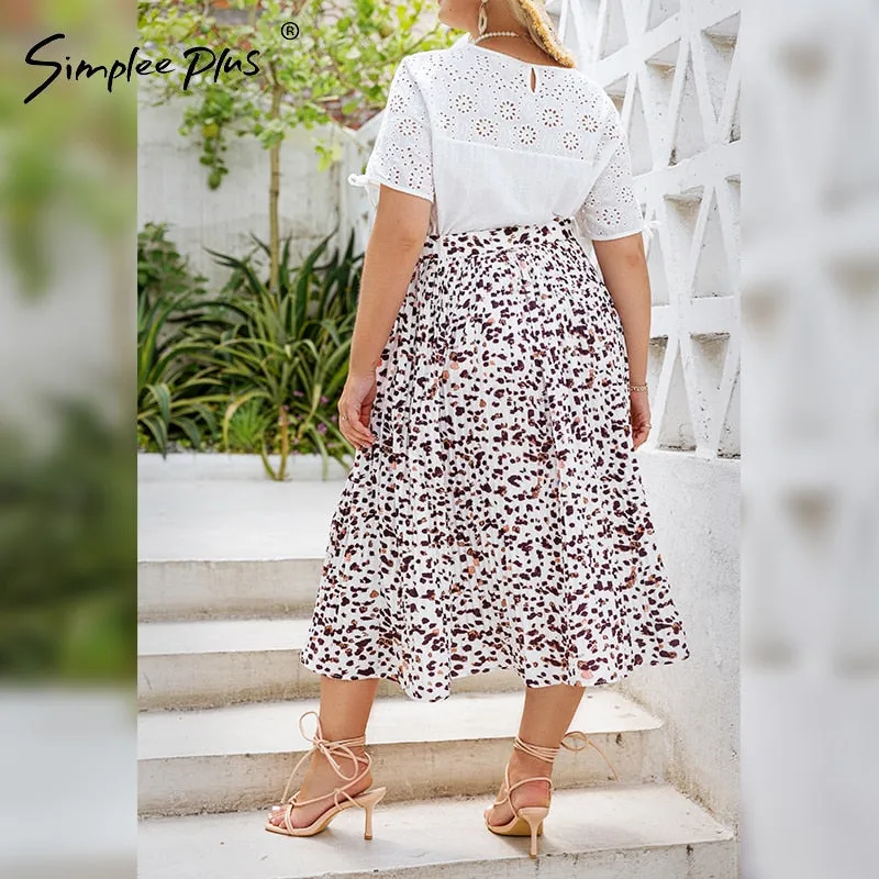 Elegant Boho Oversize Long Skirt