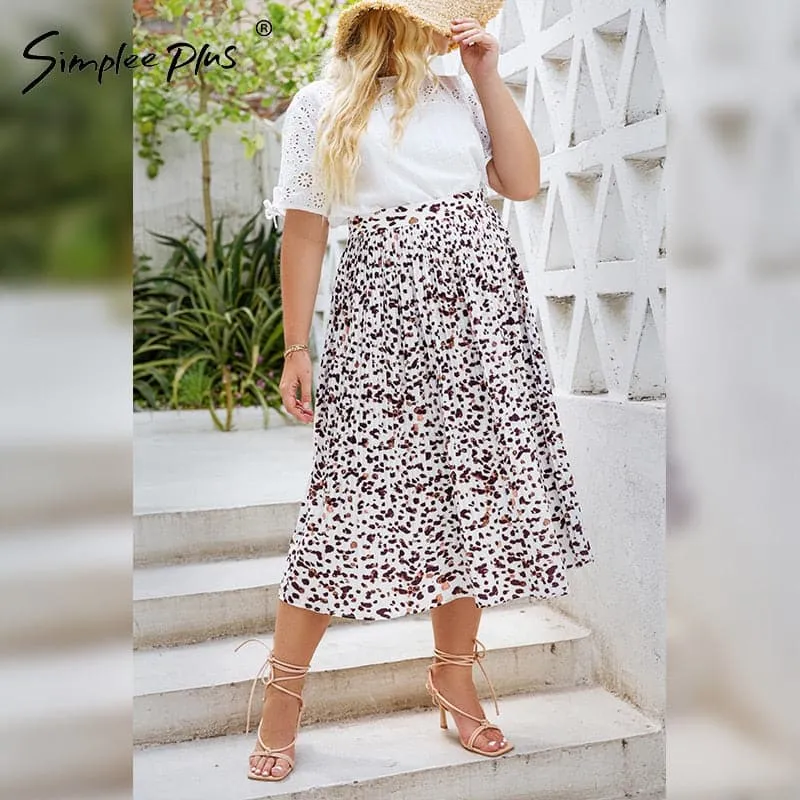 Elegant Boho Oversize Long Skirt