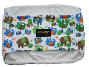 Elephant Dog Belly Band - Poppers