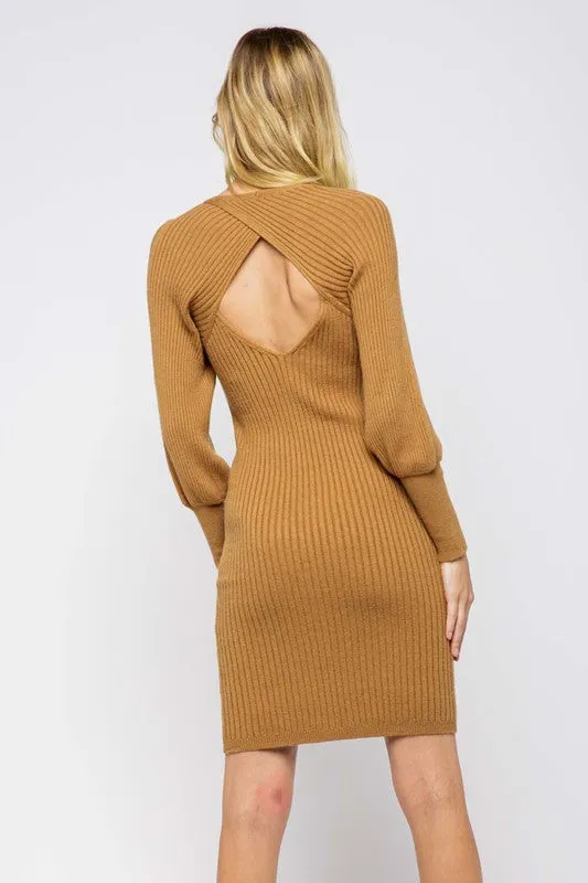 Falling Y'all Mustard Dress