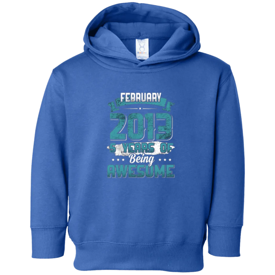 February 2013 Birthday 5 Years Of Being Awesome T-Shirt