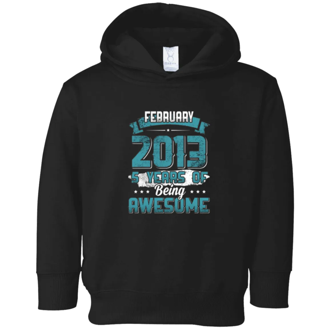 February 2013 Birthday 5 Years Of Being Awesome T-Shirt