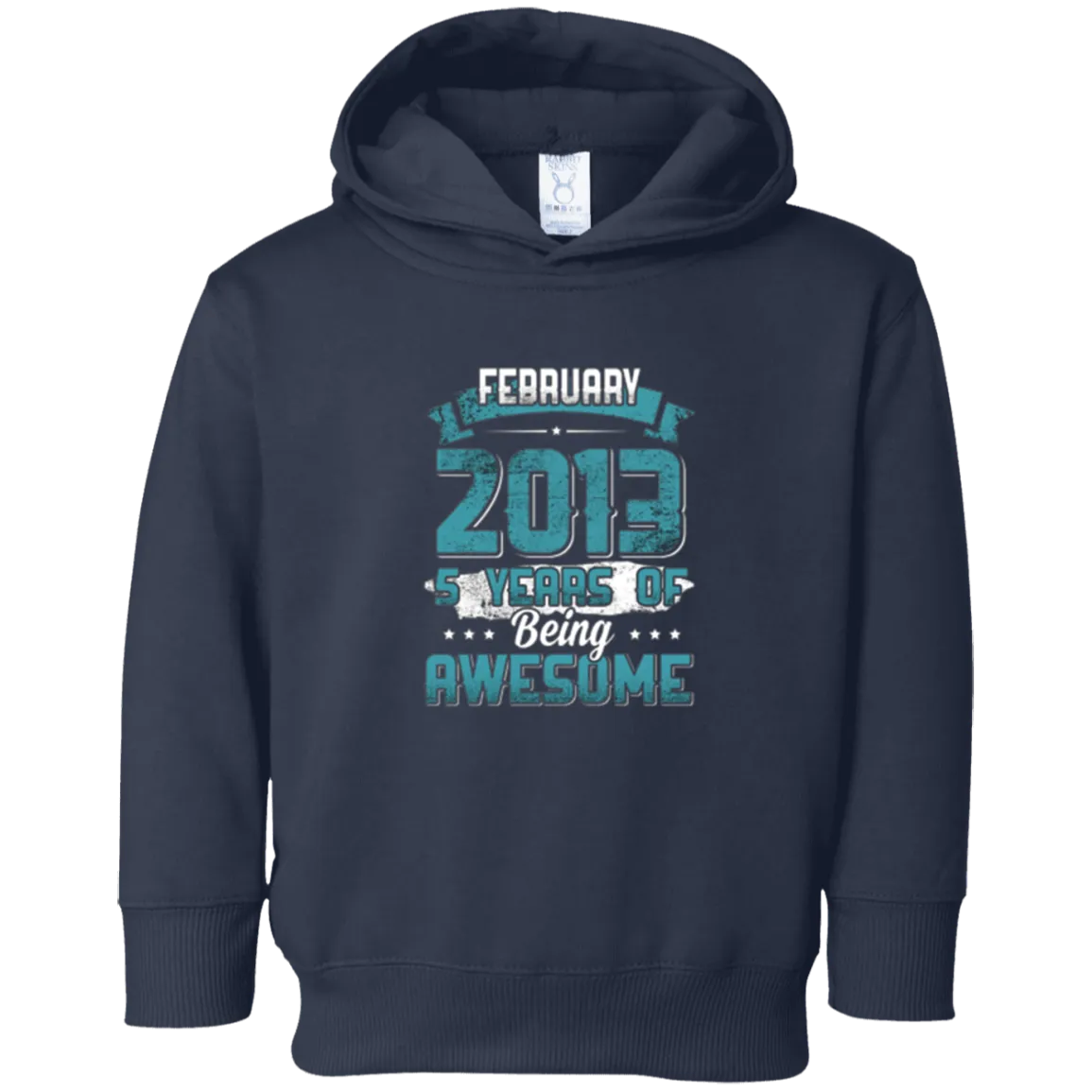 February 2013 Birthday 5 Years Of Being Awesome T-Shirt