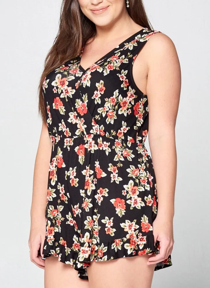 Floral Jersey Romper