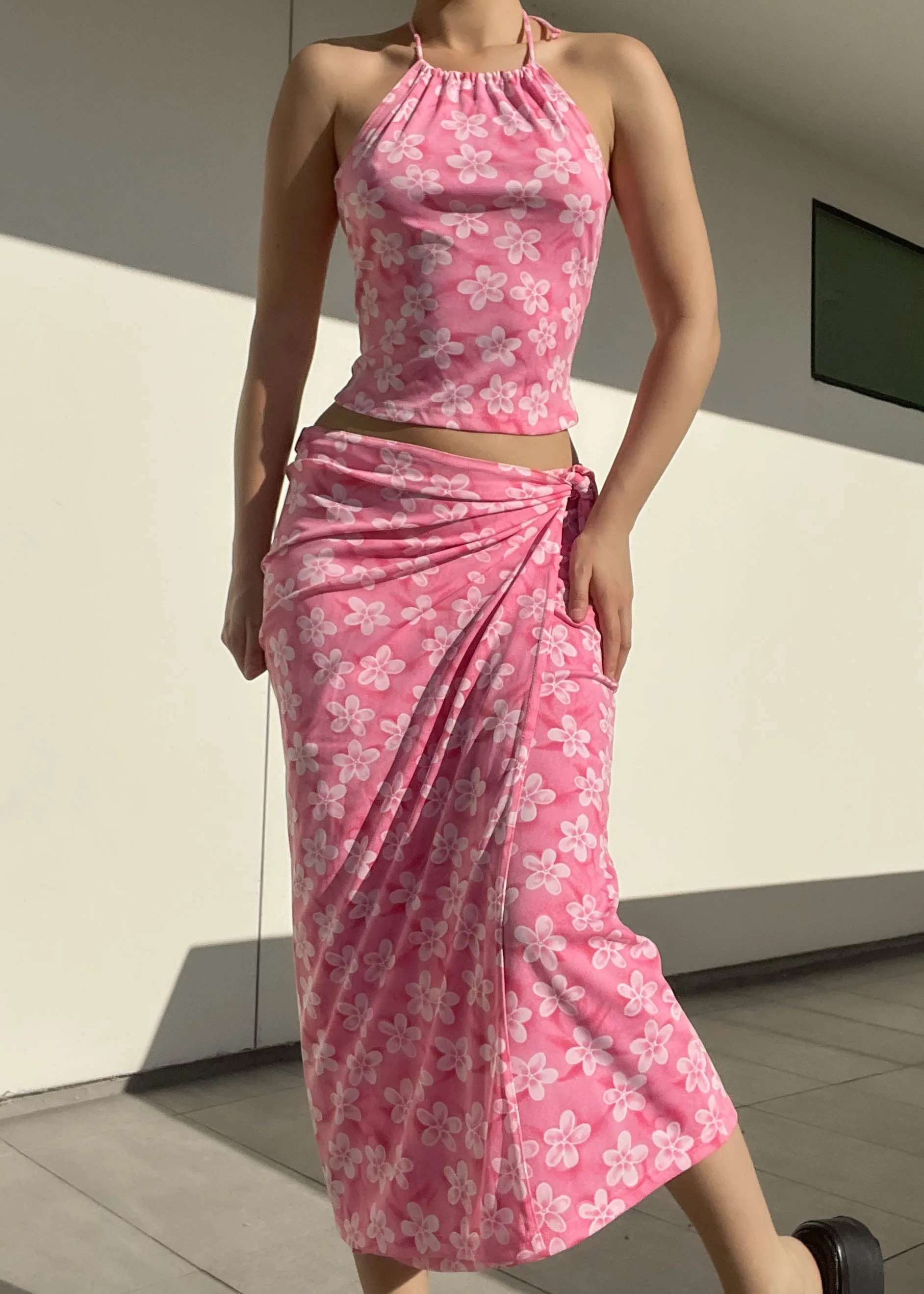 Floral Pink 90's Set (S)
