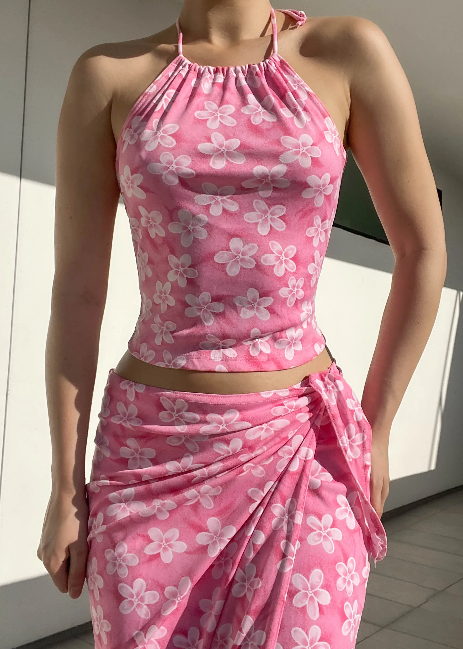 Floral Pink 90's Set (S)